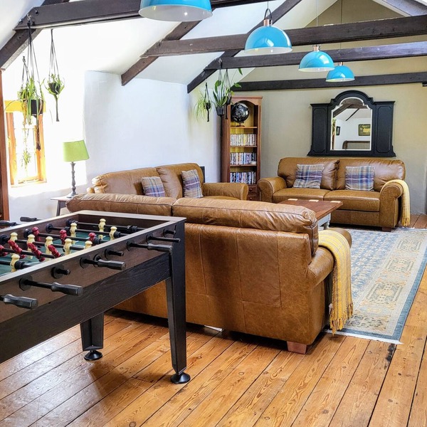 4 bedroom barn conversion on smallholding with alpacas, goats and pigs
