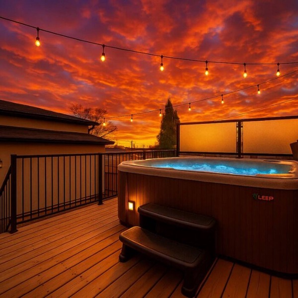 5BDRM Chic Modern Home - Hot Tub - King Bed - AC - Garage