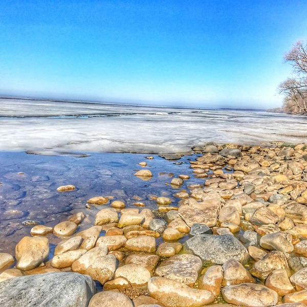 80 ft Lake front on the East Shore Of Lake Winnebago!! AMAZING sunsets!!