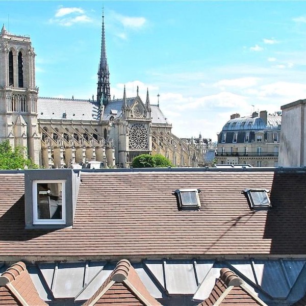 A Balcony on Notre Dame with AC