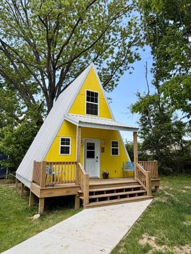 A-Frame at Inspiration Village on Boulder Creek