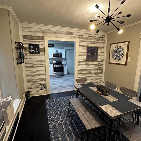 A modern, comfortable and conveniently located apartment.