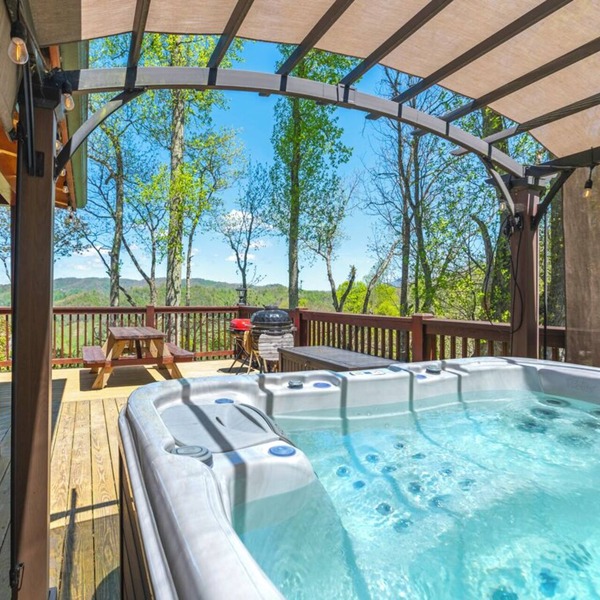 A Mtn Frame of Mind- Mountain View, Hot Tub, Game Room, Pet Friendly