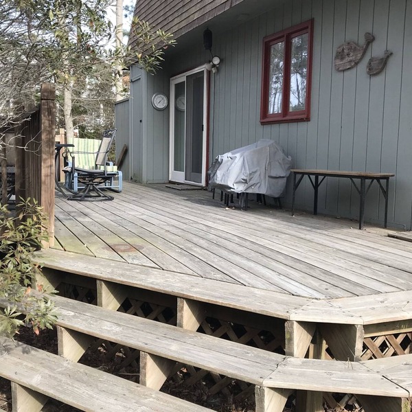 A short walk to the beach and town from your secluded home in Bethany Beach.