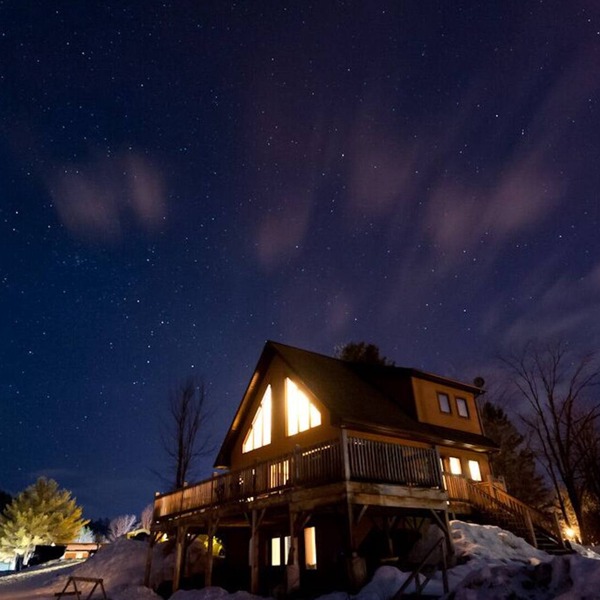 A traditional Quebec chalet nestled in the Gatineau Hills 30 minutes from Ottawa