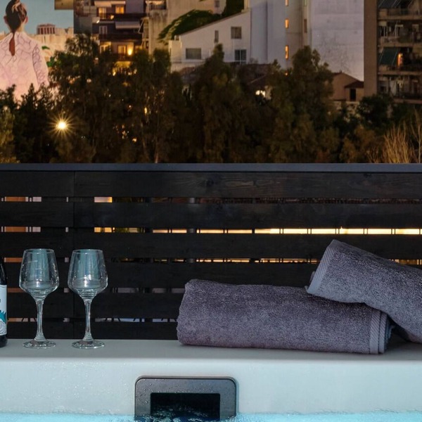 Acropolis view Penthouse46 Jacuzzi Quality living