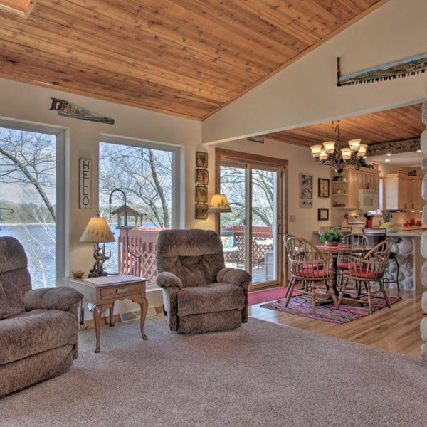 Airy Cottage with Dock and Views on Buffalo Lake!
