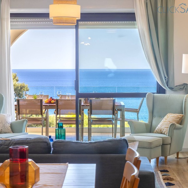 Alghero on the sea. Penthouse with incredible view and covered verandas