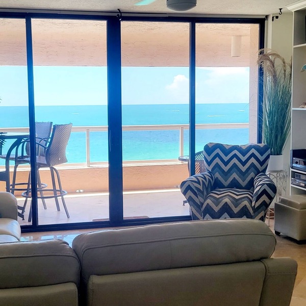 Amazing Beachfront in Crescent Beach Club Gated Community with Sweeping Views!