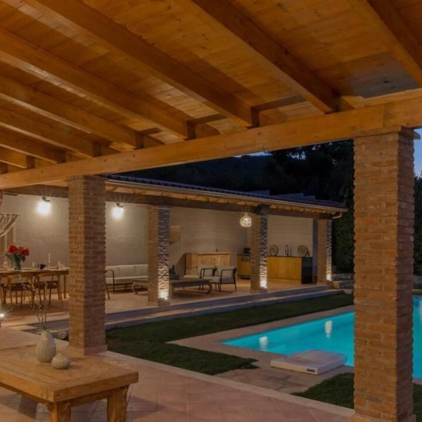 Amazing Villa Esperas with private pool in Chalkida, Greece.