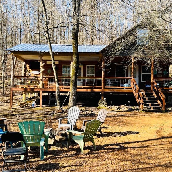 Andersons Paradise Cabin Albert Pike Wolf Pen Gap Caddo Gap
