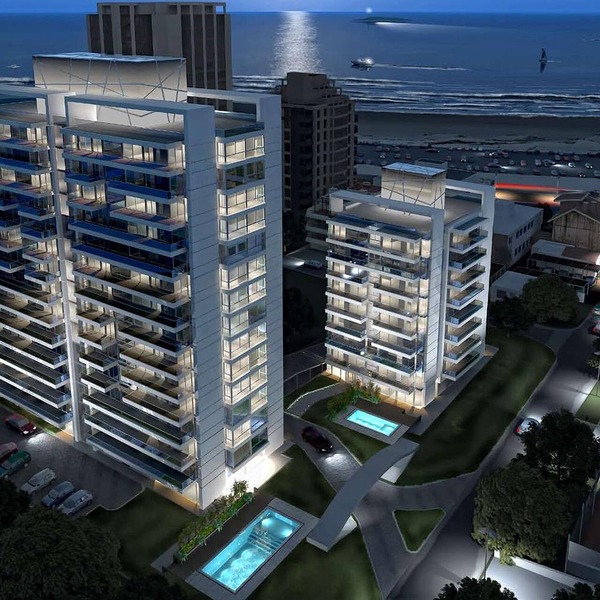 Apartamento de 2 dormitorios y medio para 5 a 100 m del mar