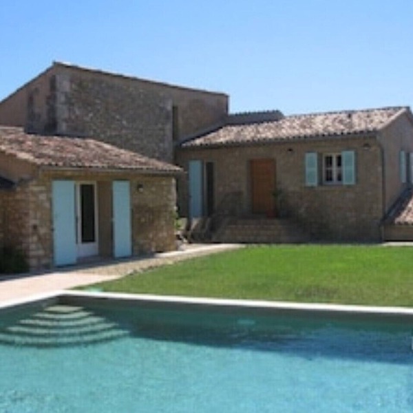 Architect's converted olive mill in historic town with garden and heated pool