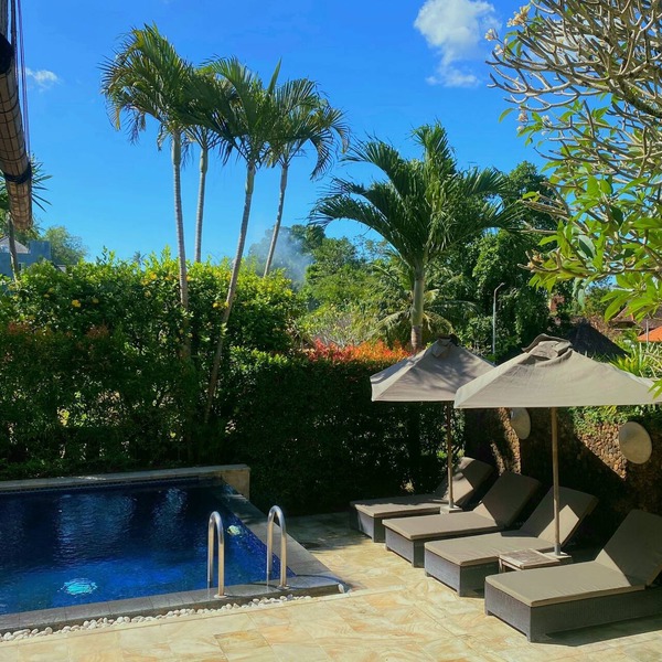 Authentic Bali Villa with Beautiful Rice-Field Views