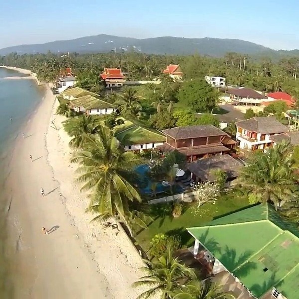 Baan Phulay Luxury Beachfront Villa located directly on Lipa Noi Beach Ko Samui