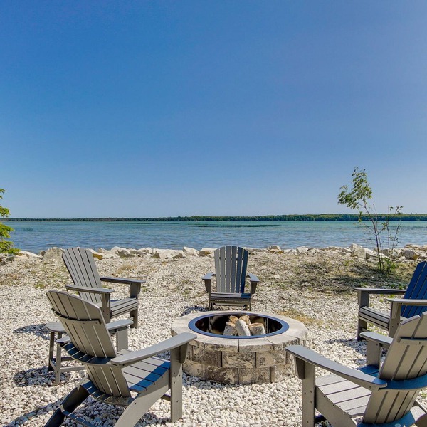 Baileys Harbor Waterfront Vacation Rental w/Grill