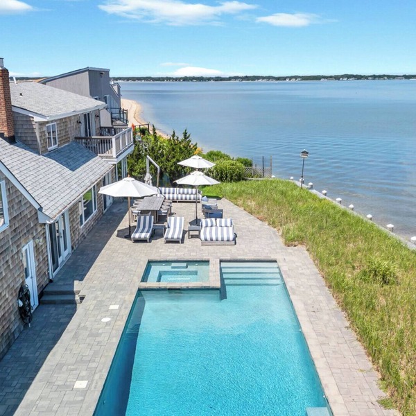 Bayfront Luxury Retreat with Heated Pool, Private Beach, and Sweeping Water...