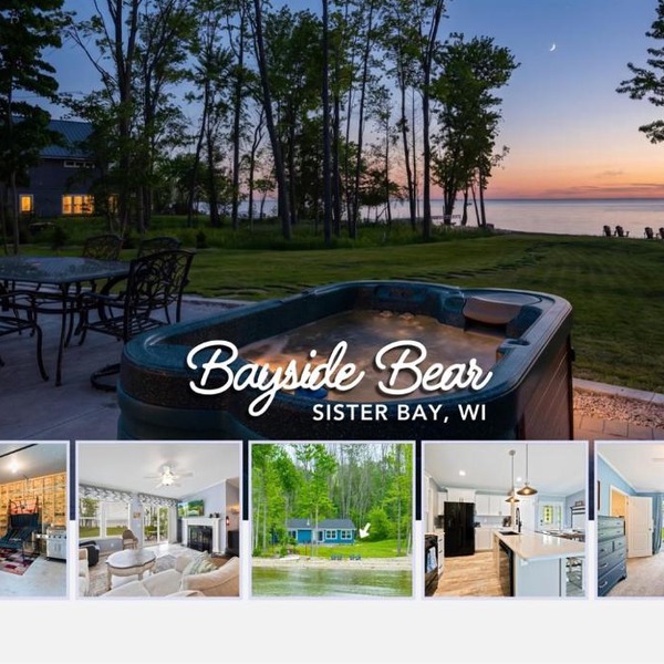 Bayside Bear- Bayfront Escape, Hot Tub, Kayaks, Dogs Welcome