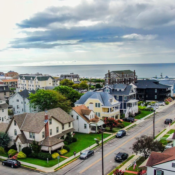 Beach block three story house center of town with parking
