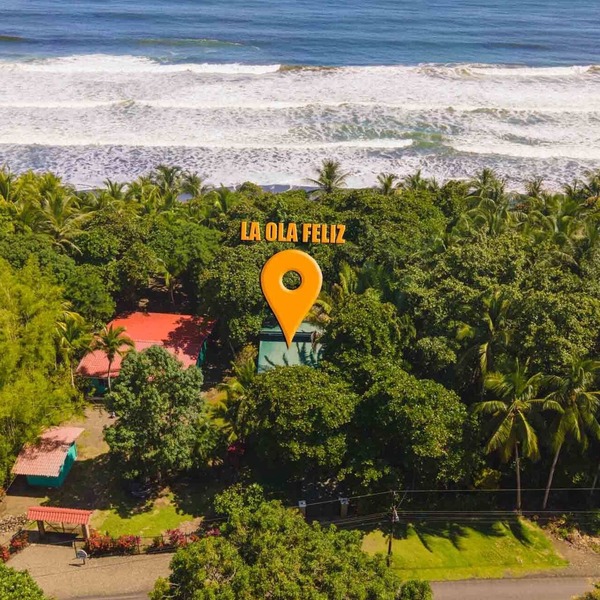 Beach Front Peaceful House w/a/c & wifi - La Ola Feliz