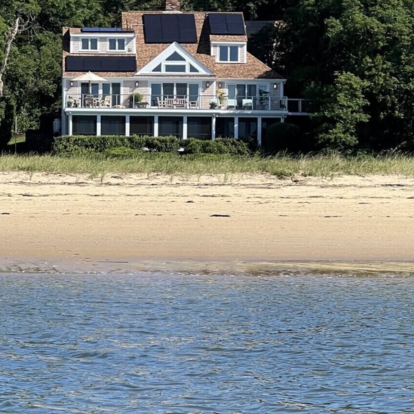 Beachfront `Cape` on Wellfleet Bay with epic views and private beach!