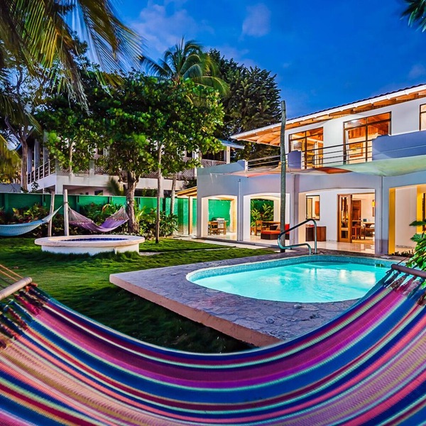 Beachfront Villa in Playa Grande: Private Pools, Family-Friendly, On-site Staff