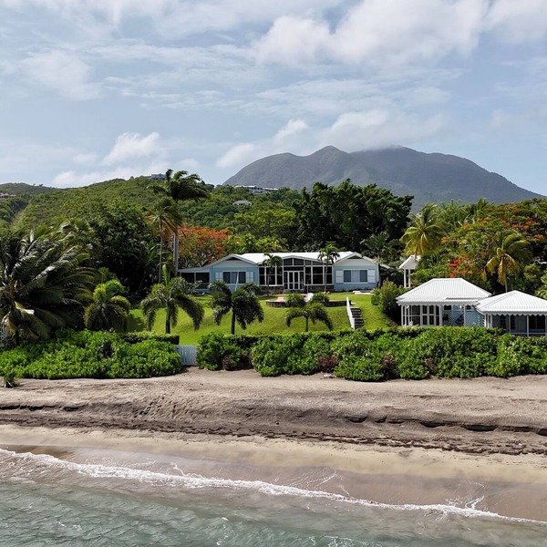 Beachfront Estate with Pool and Tropical Garden