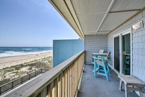 Beachfront Nags Head Condo w/Private Balcony!