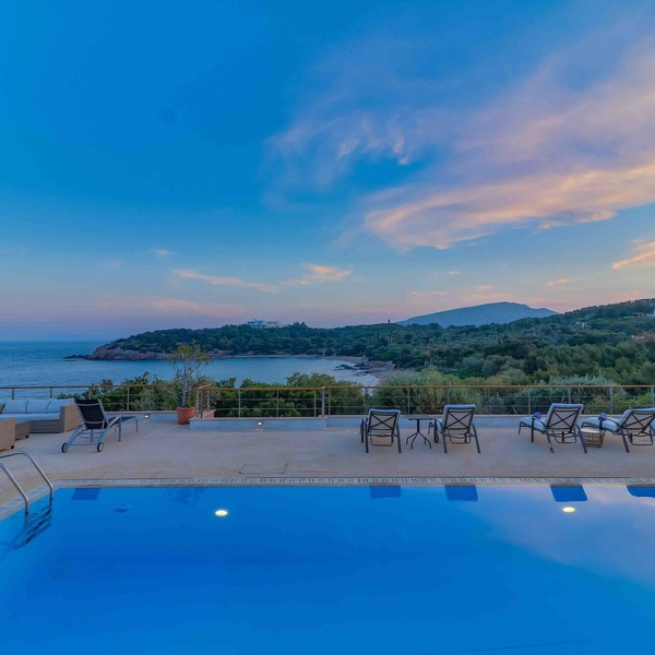 Beachfront Pool Villa Pasithea in Sounio, Athens
