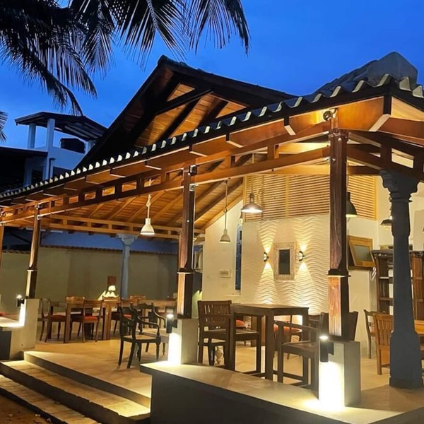 Beachfront private villa