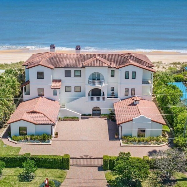 Beachfront Villa with Panoramic Deck, Private Beach