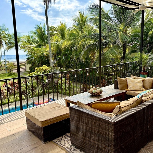 Beachfront Villa CocoSol Private Pool Peaceful Oceanfront Getaway
