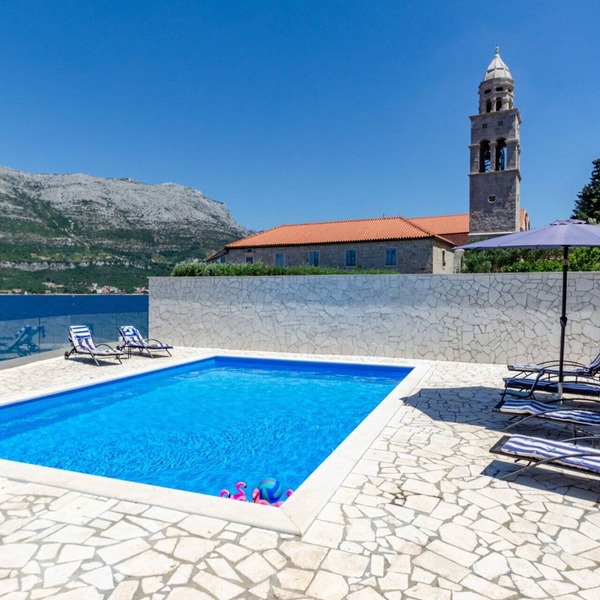 Beachfront Villa Gabriela with Pool
