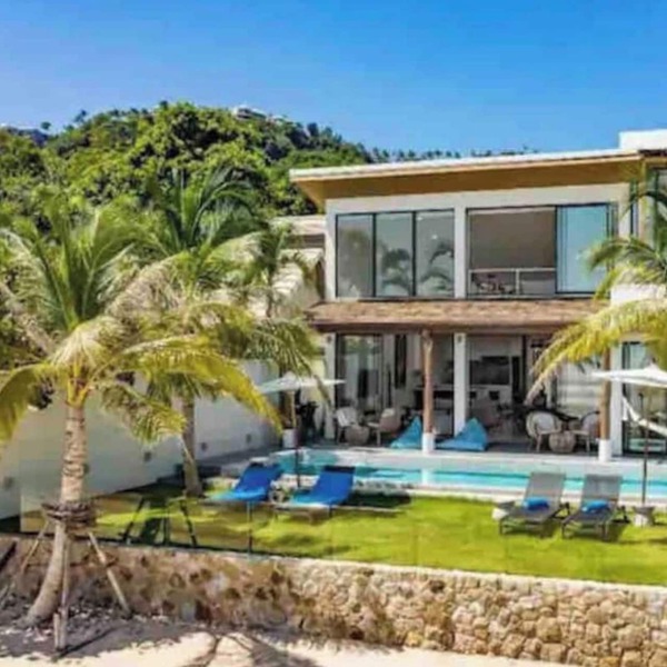 Beachfront Villa InduBlue .5 En-Suite AC bedrooms .Housekeeper Inc. Private Pool