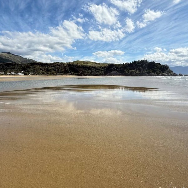 Beachside Bach Just across the road to Ligar Bay!