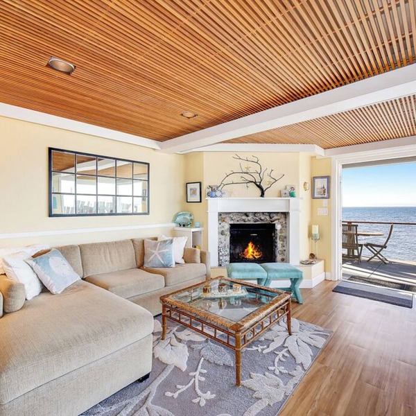Beautiful Beach Waterfront on vibrant Alki Beach in West Seattle