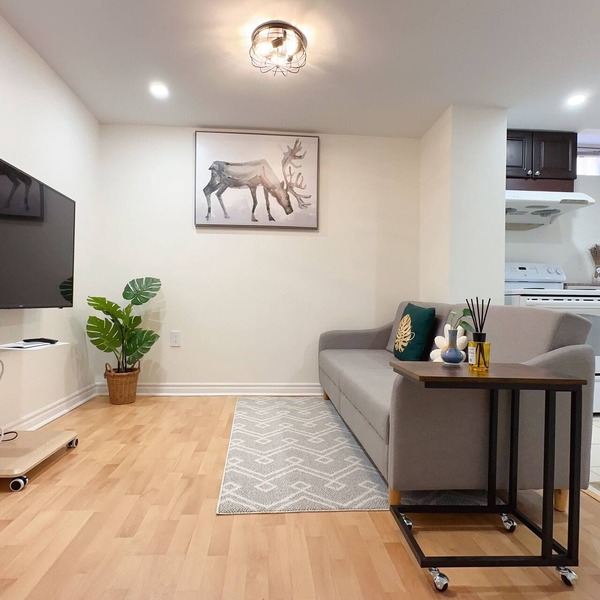 Beautiful Cozy Private Entry Basement Apartment