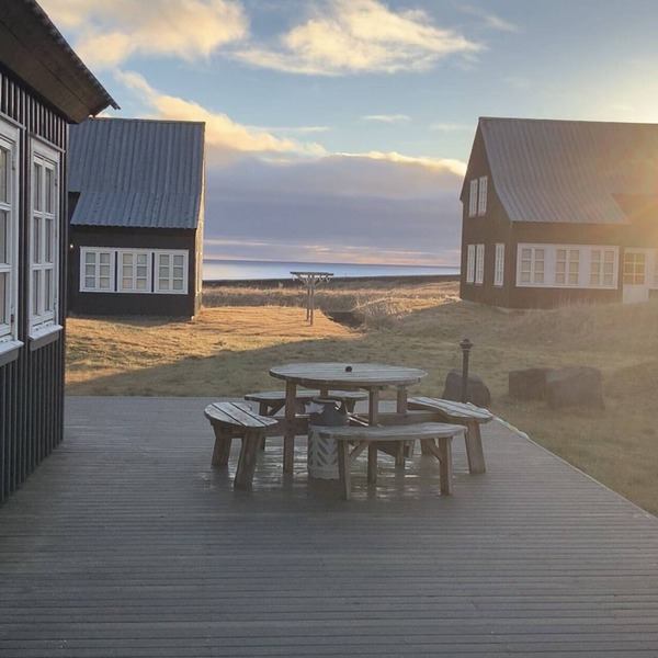 Beautiful home between glacier and sea, Iceland