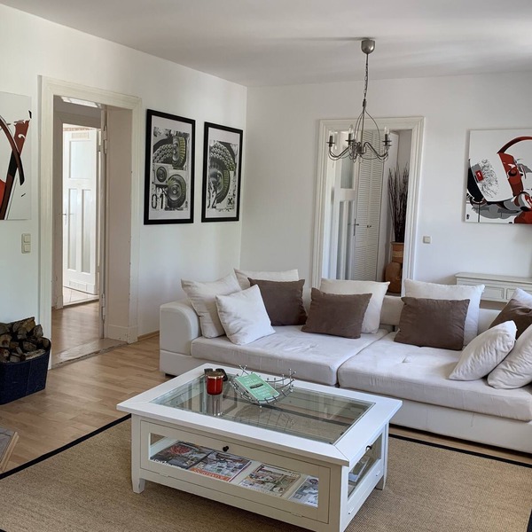 Beautiful sunny cozy design apartment to relax with 2 bedrooms