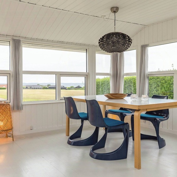 Black timber house with sea view in Karrebæksminde