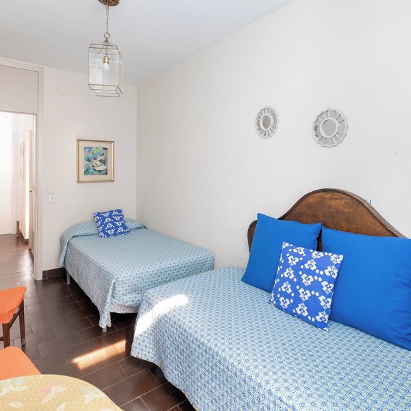 Blue apartment