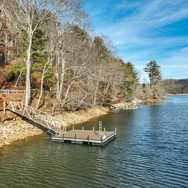 Boat Dock + Fire Pit! Woodsy Lake Glenville Cabin