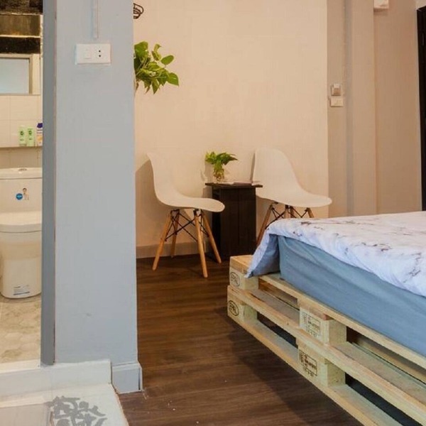 Boho Double Room with private bathroom