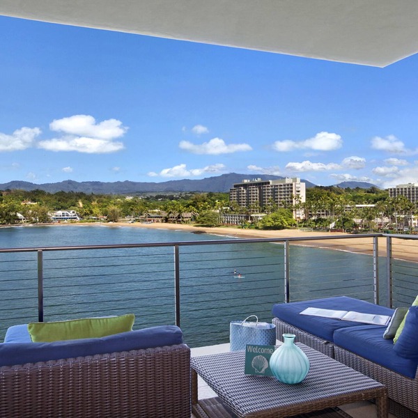 Breathtaking Oceanfront Suite @ Kalapaki Bay