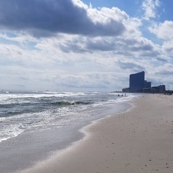 Brigantine Beach during the day and Atlantic City at night, best of both worlds!