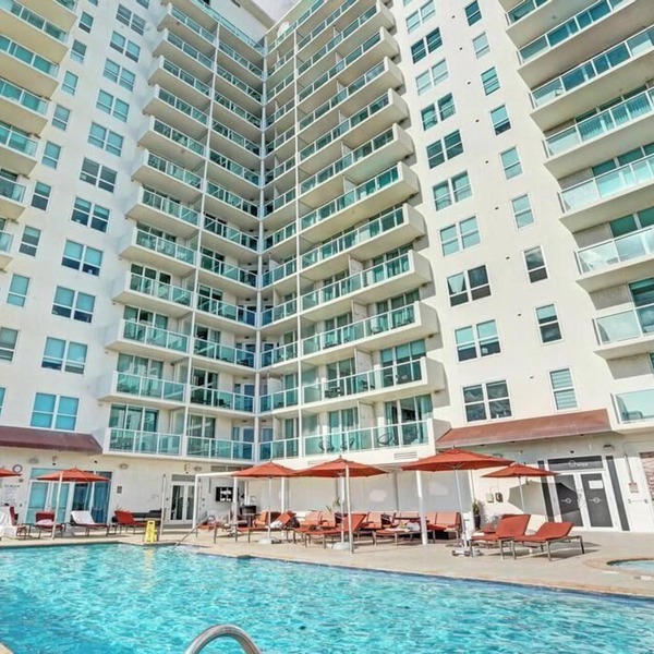 Bright Spacious 2BR Miami Retreat Balcony View
