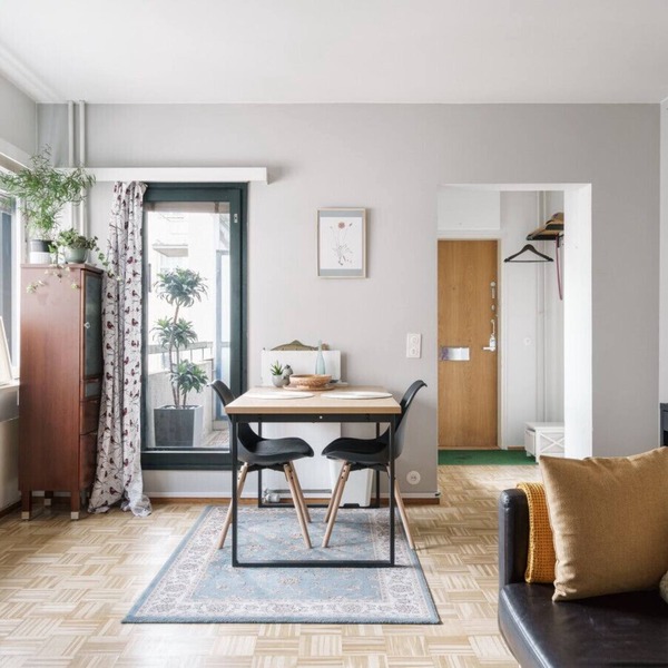 Bright Studio Apt. in Helsinki with Private Balcony