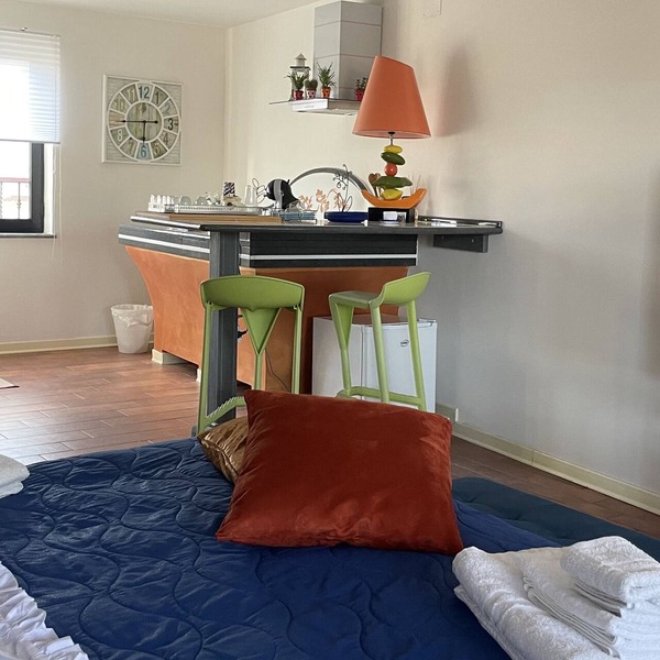 Capri Sky loft is a fabulous panoramic open space overlooking Capri and Vesuvius