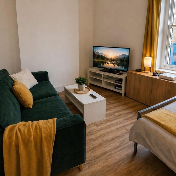 Central Modern Apartment -Sleeps 6 - Parking