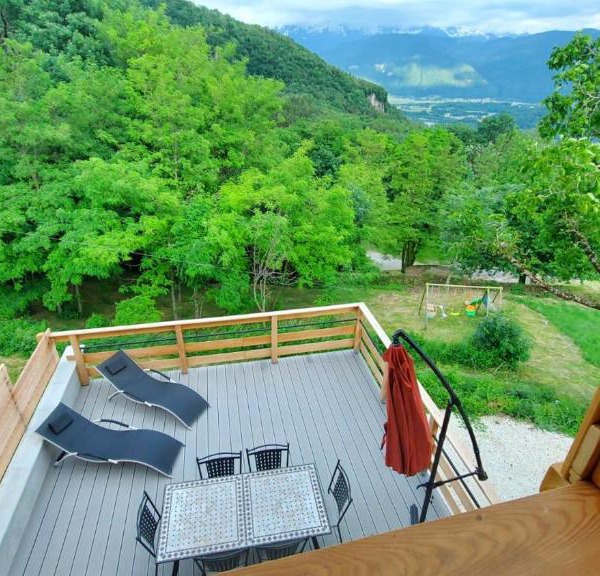 Chalet de 2 chambres avec jardin amenage et wifi a Saint Pierre d'Albigny
